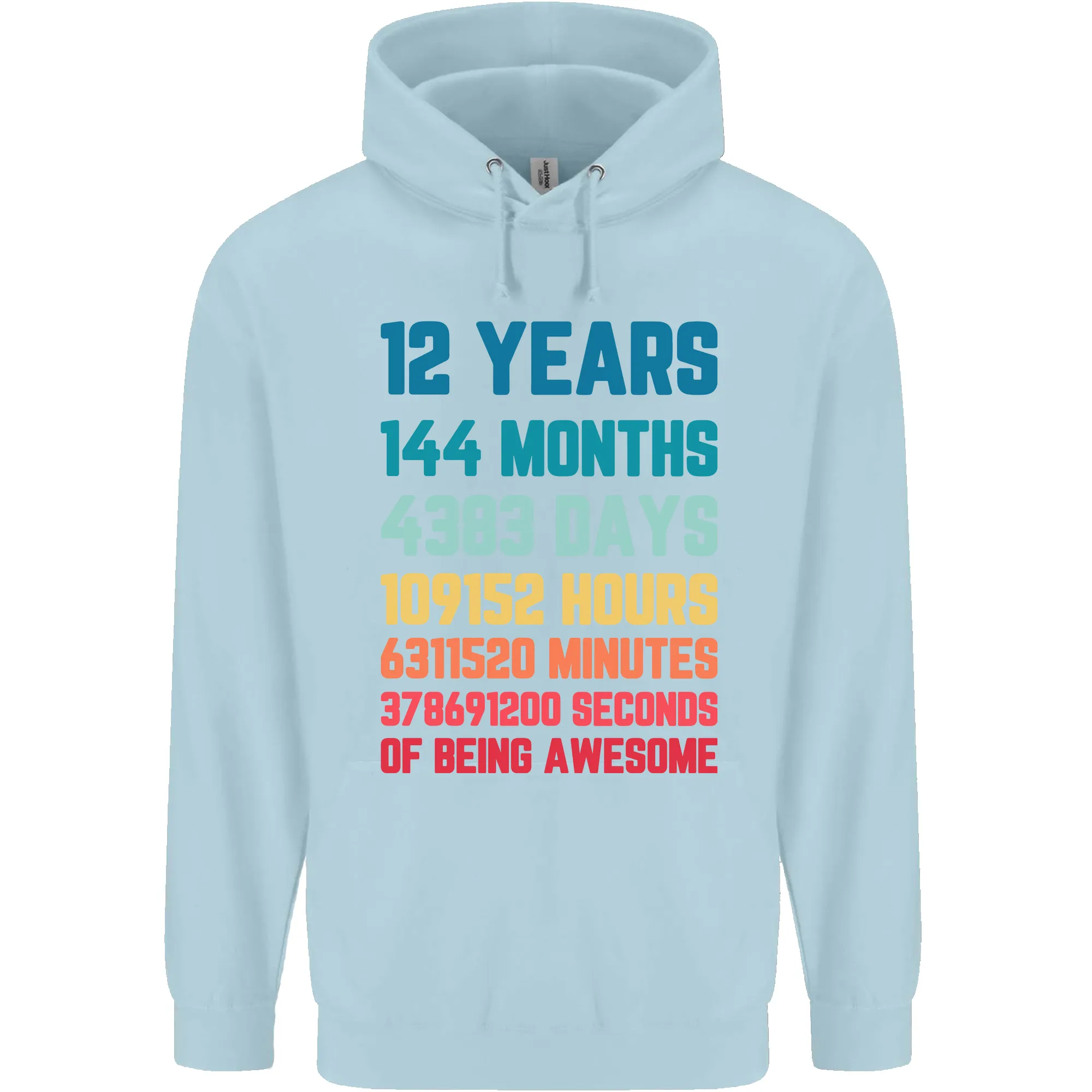 12th Birthday 12 Year Old Childrens Kids Hoodie