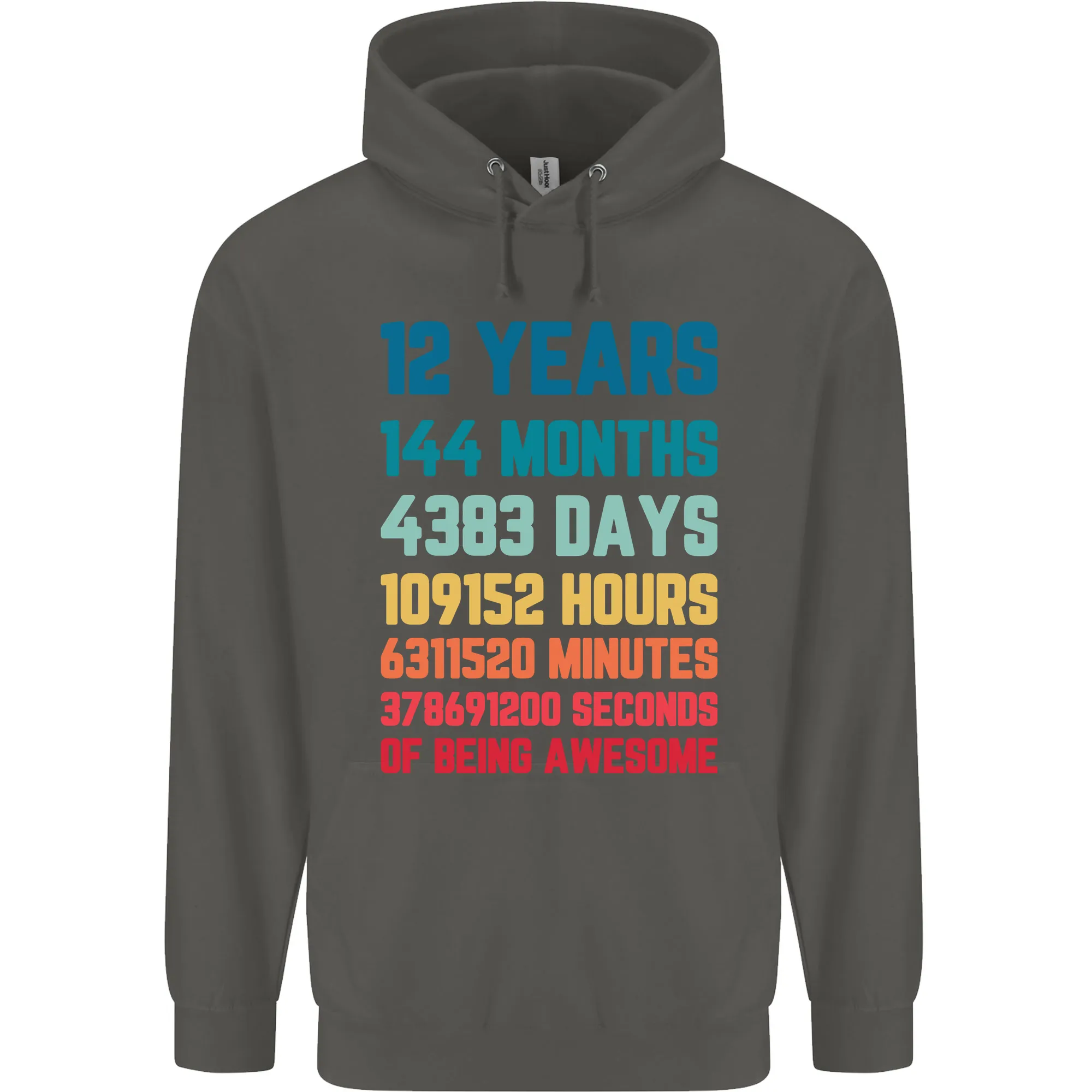 12th Birthday 12 Year Old Childrens Kids Hoodie