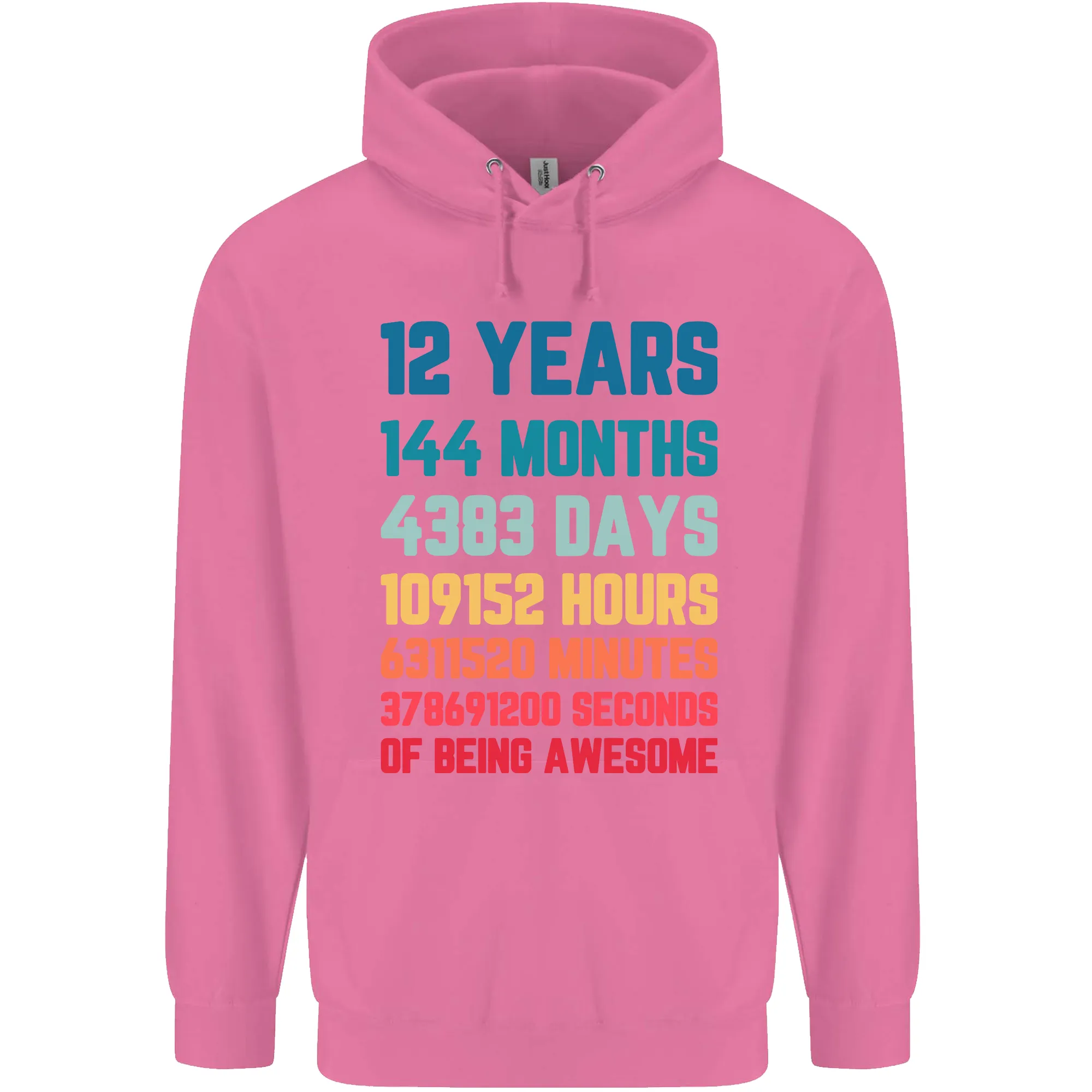 12th Birthday 12 Year Old Childrens Kids Hoodie