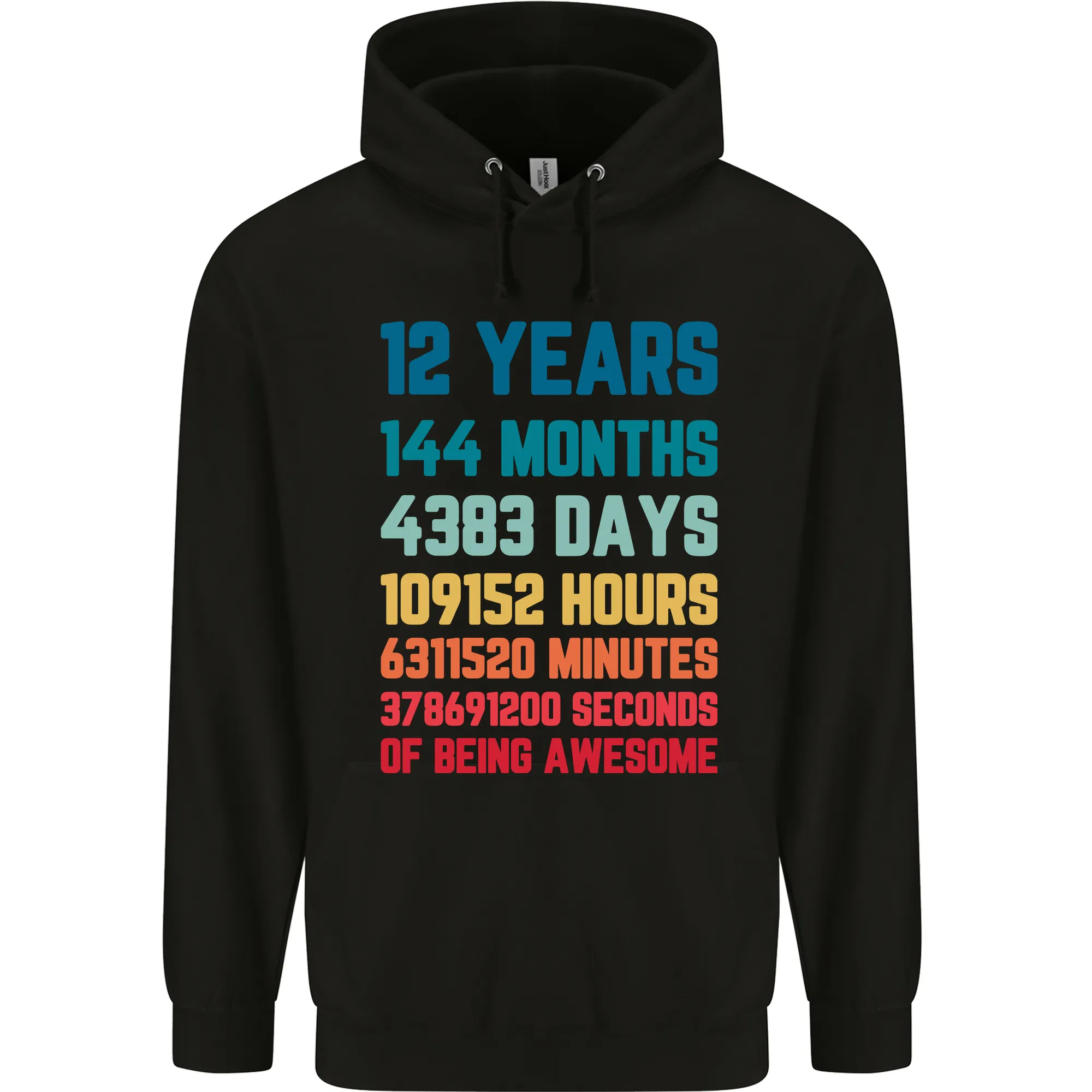 12th Birthday 12 Year Old Childrens Kids Hoodie