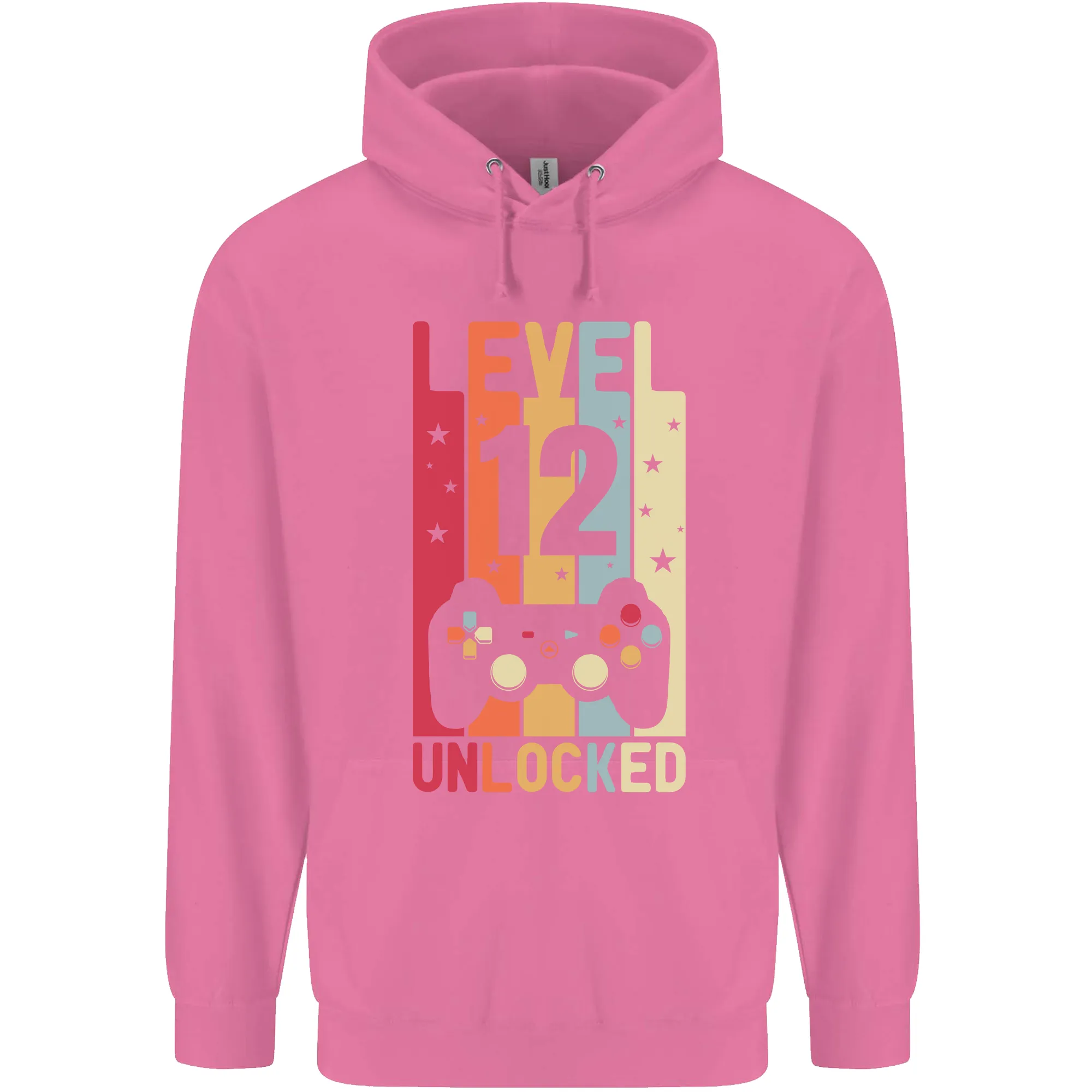 12th Birthday 12 Year Old Level Up Gaming Childrens Kids Hoodie