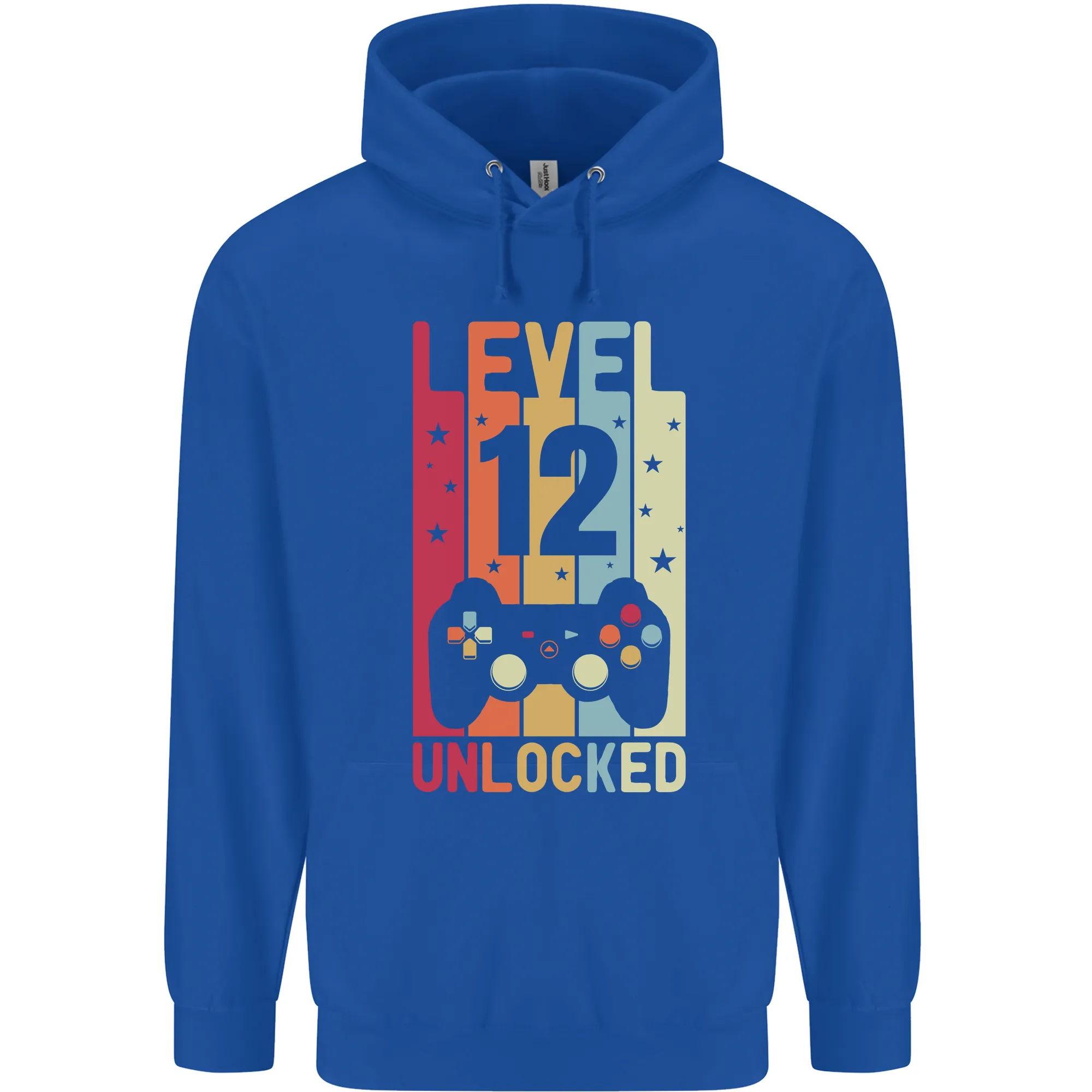 12th Birthday 12 Year Old Level Up Gaming Childrens Kids Hoodie