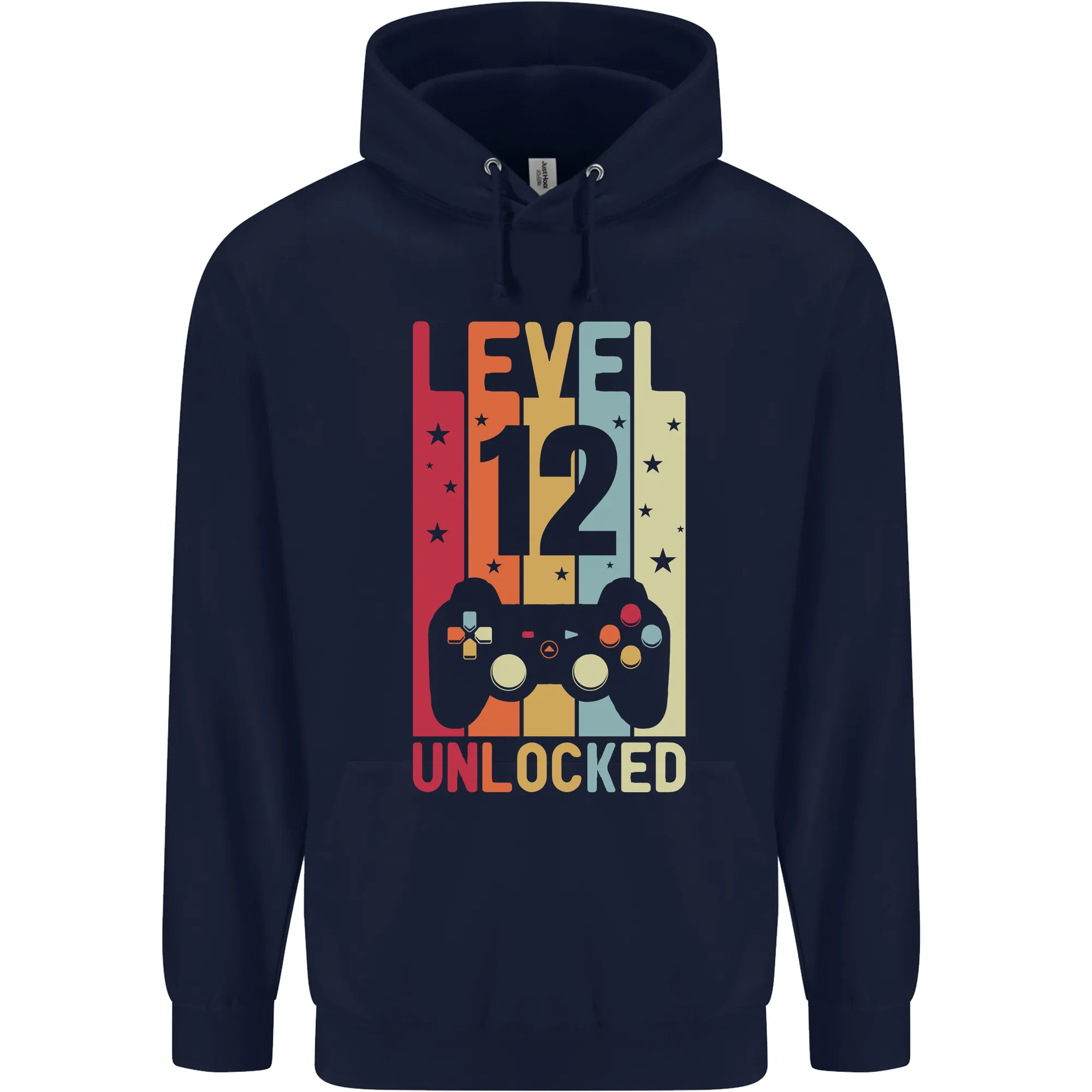 12th Birthday 12 Year Old Level Up Gaming Childrens Kids Hoodie