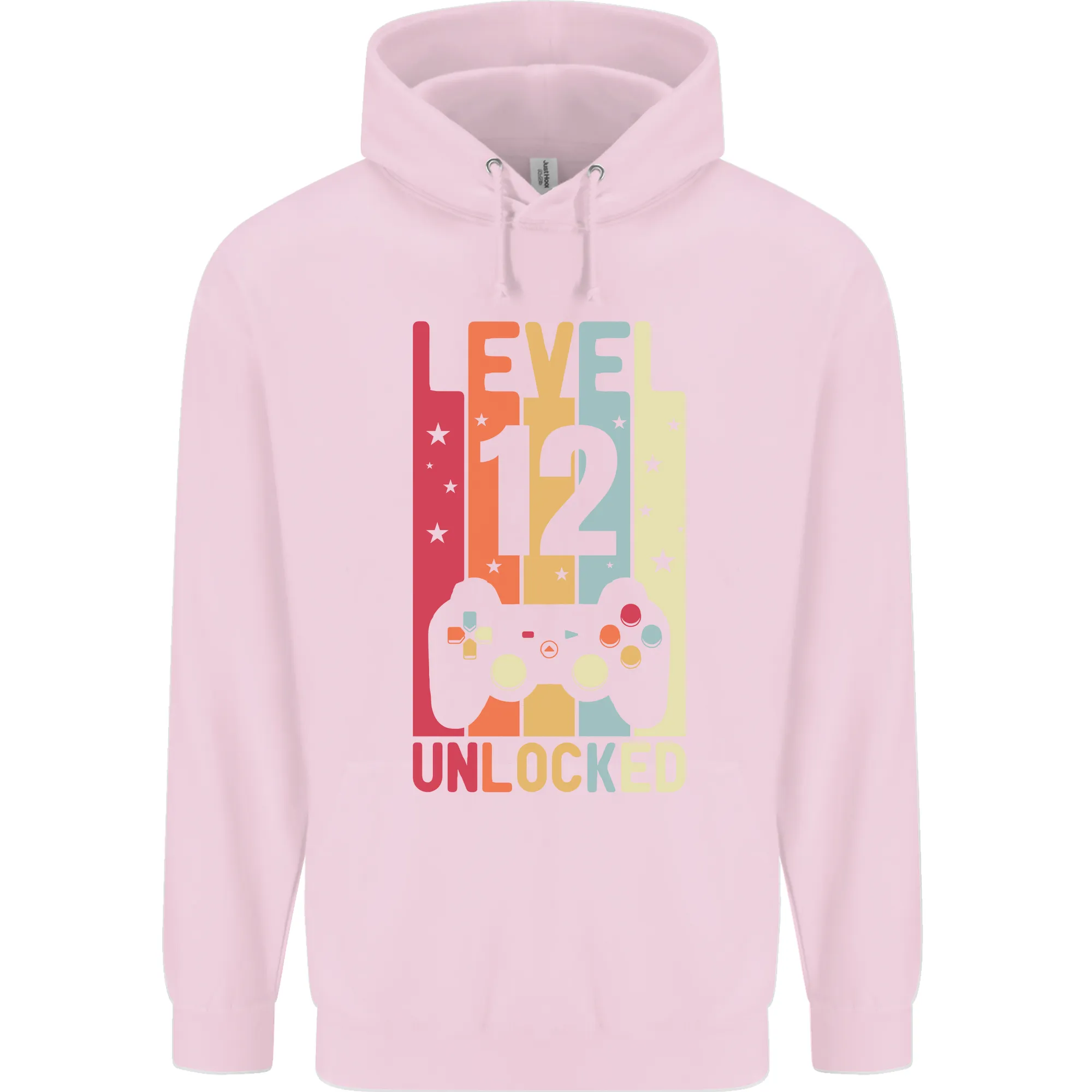 12th Birthday 12 Year Old Level Up Gaming Childrens Kids Hoodie