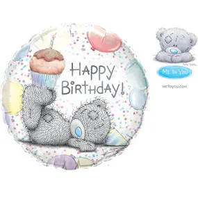 18" Tatty Teddy Birthday Cupcake Foil Balloon