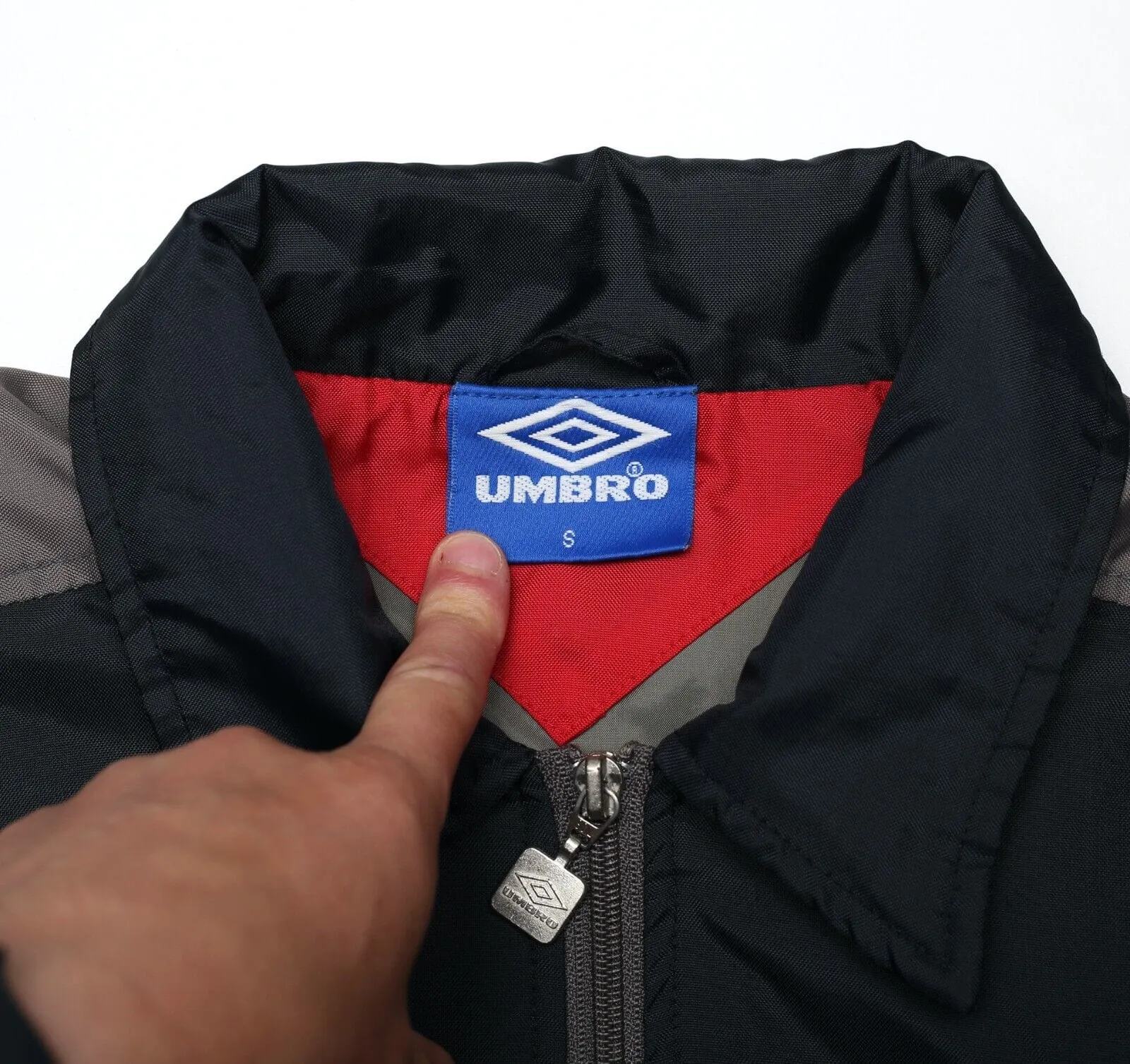 1994/95 Manchester United Vintage Umbro Pro Training Jacket (S/M)