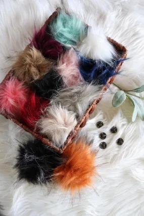 4" Faux Fur Pom-Pom