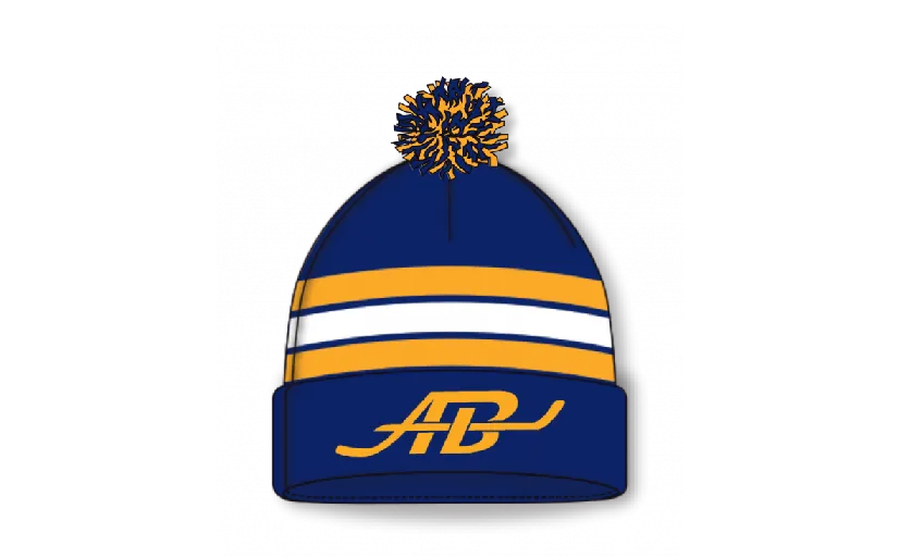 AB Stripe Pom Hat