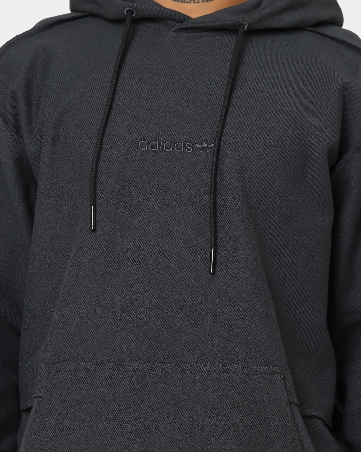 Adidas Loopback Hoodie Carbon