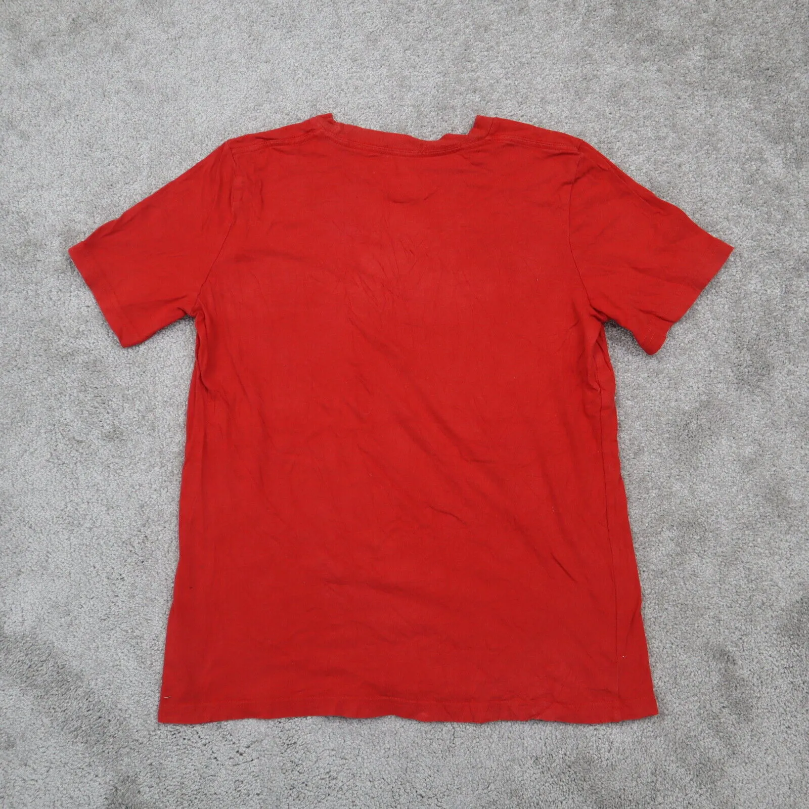 Adidas Sports T-Shirt Youth Boys Medium Red Short Sleeves Graphics Sports Logo