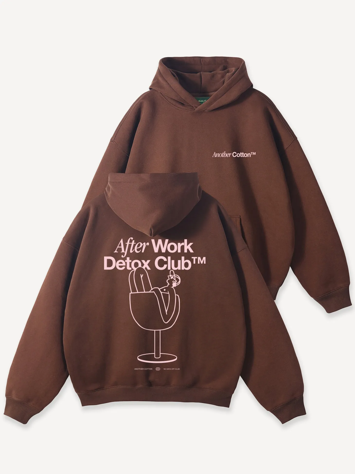 After Work Detox Club Oversize Hoodie