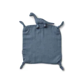 Agnete Cuddle Cloth - Dino blue wave