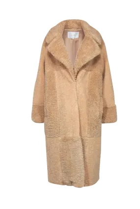 ALC - Tan Teddy Longline Coat Sz XL