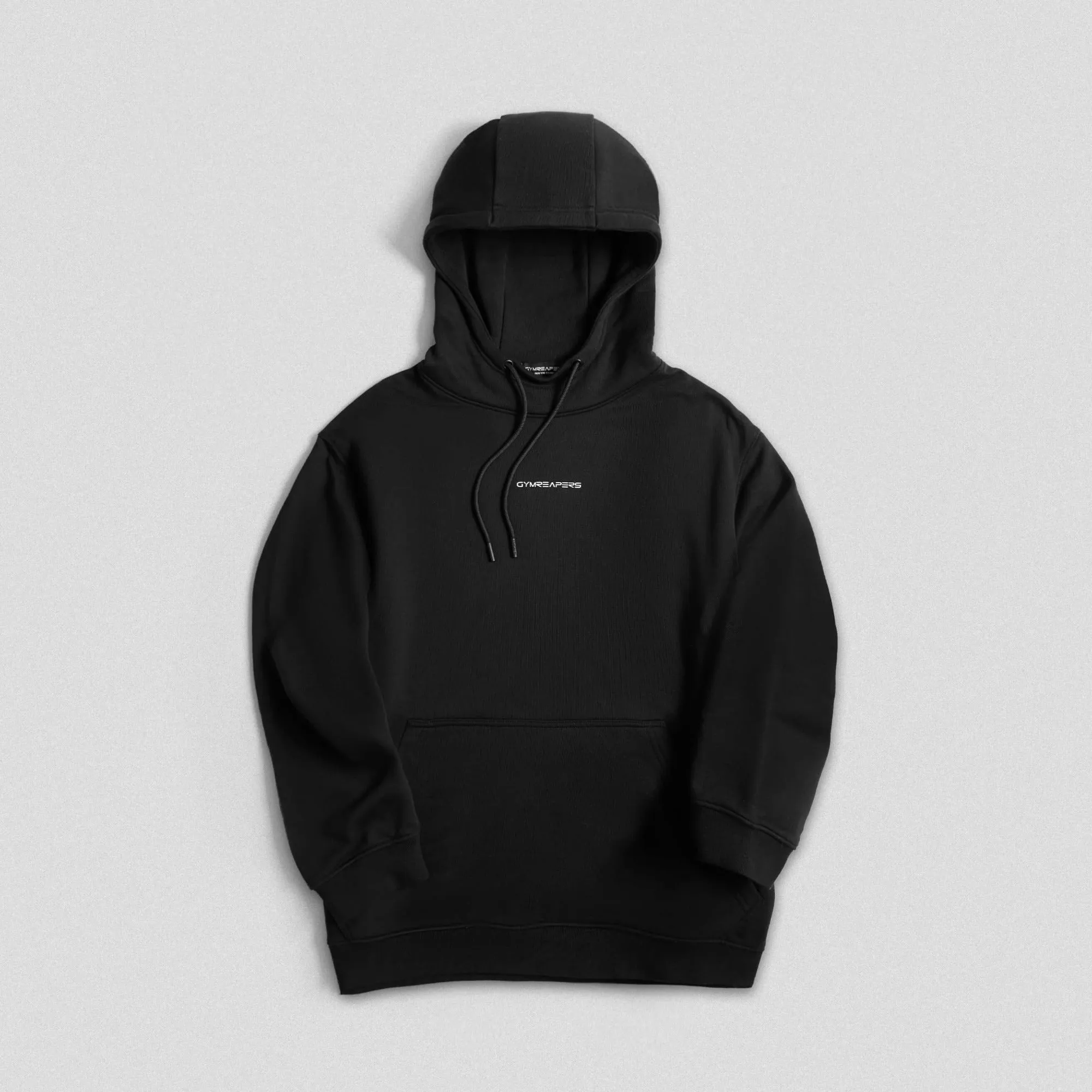 Ascend Mockneck Hoodie - Black/White