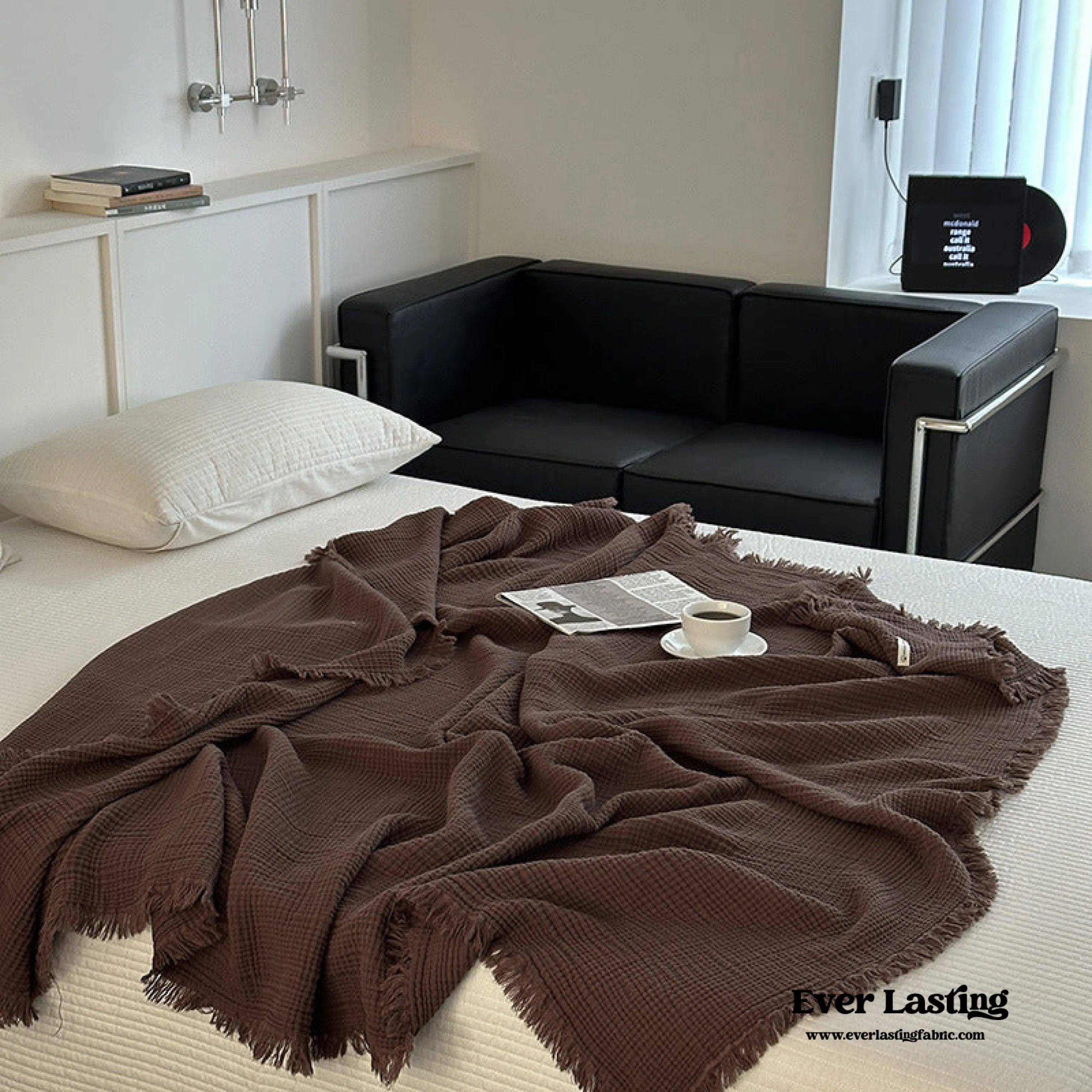 Assorted Latte Breathable Blanket / Cacao