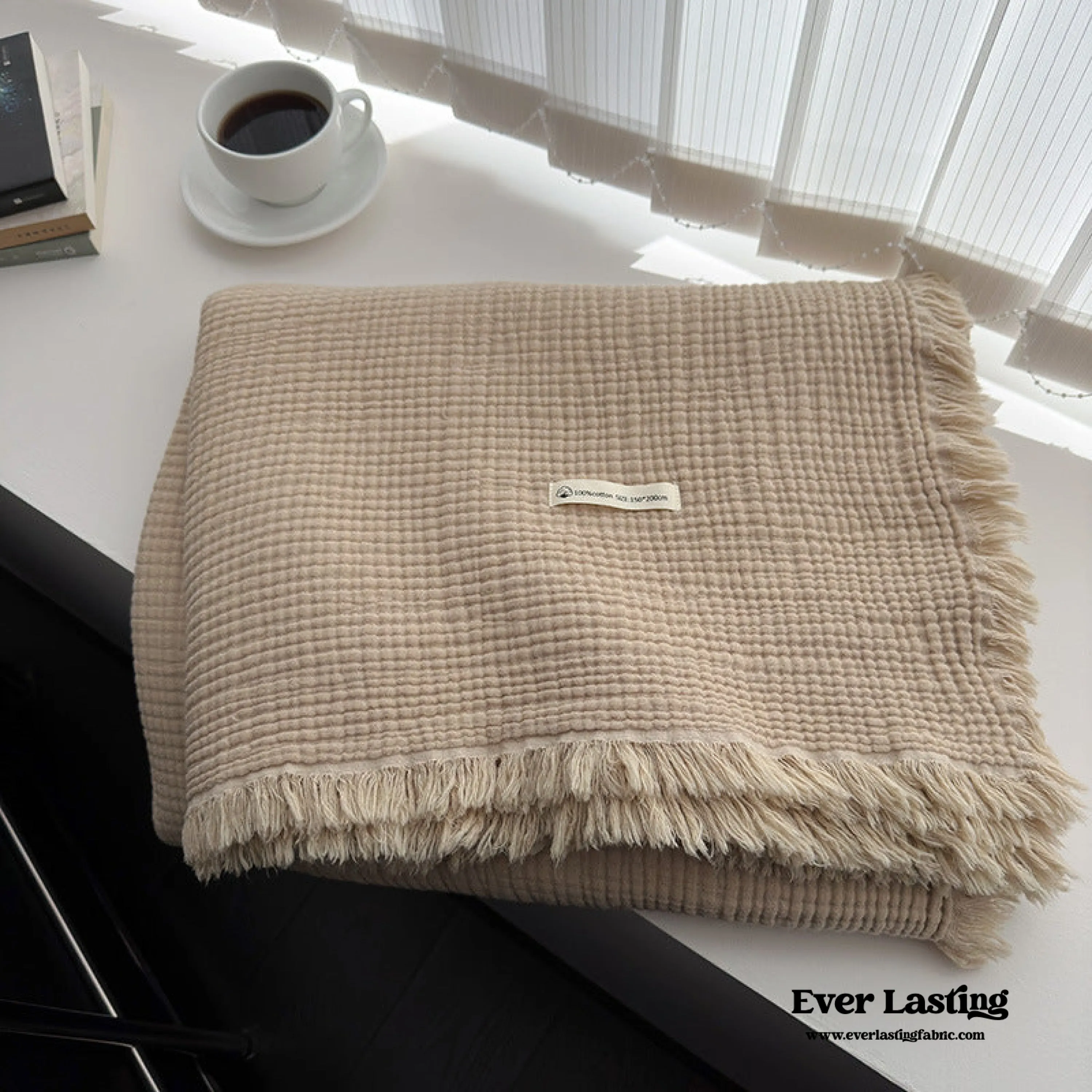 Assorted Latte Breathable Blanket / Cacao