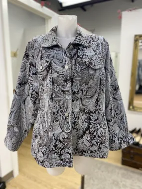 Attitude vintage paisley jacket 1X