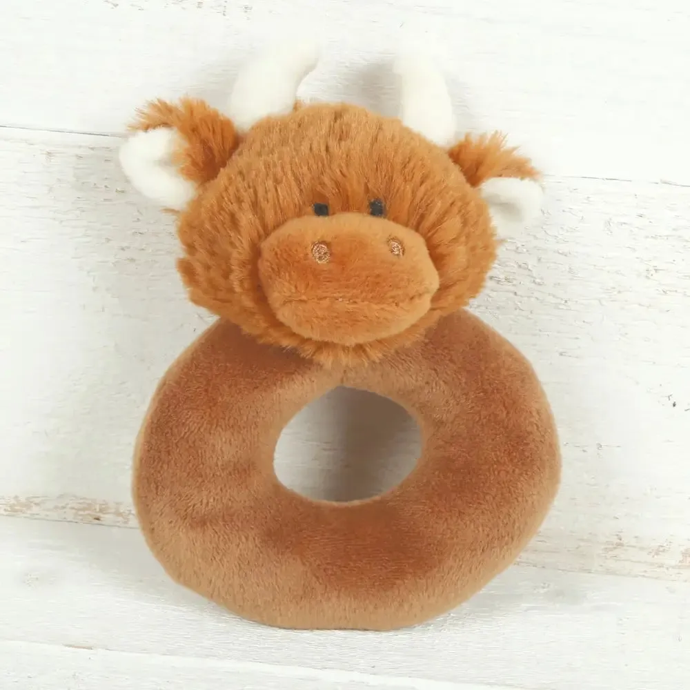 Baby Toy Rattle - Cow, Sheep and Bunny Designs Available