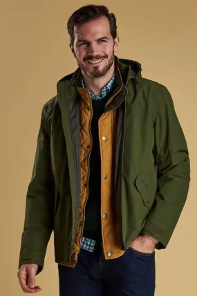 Barbour Rosedale Mens Jacket - Waterproof Breathable - Rifle Green - MWB0680GN51