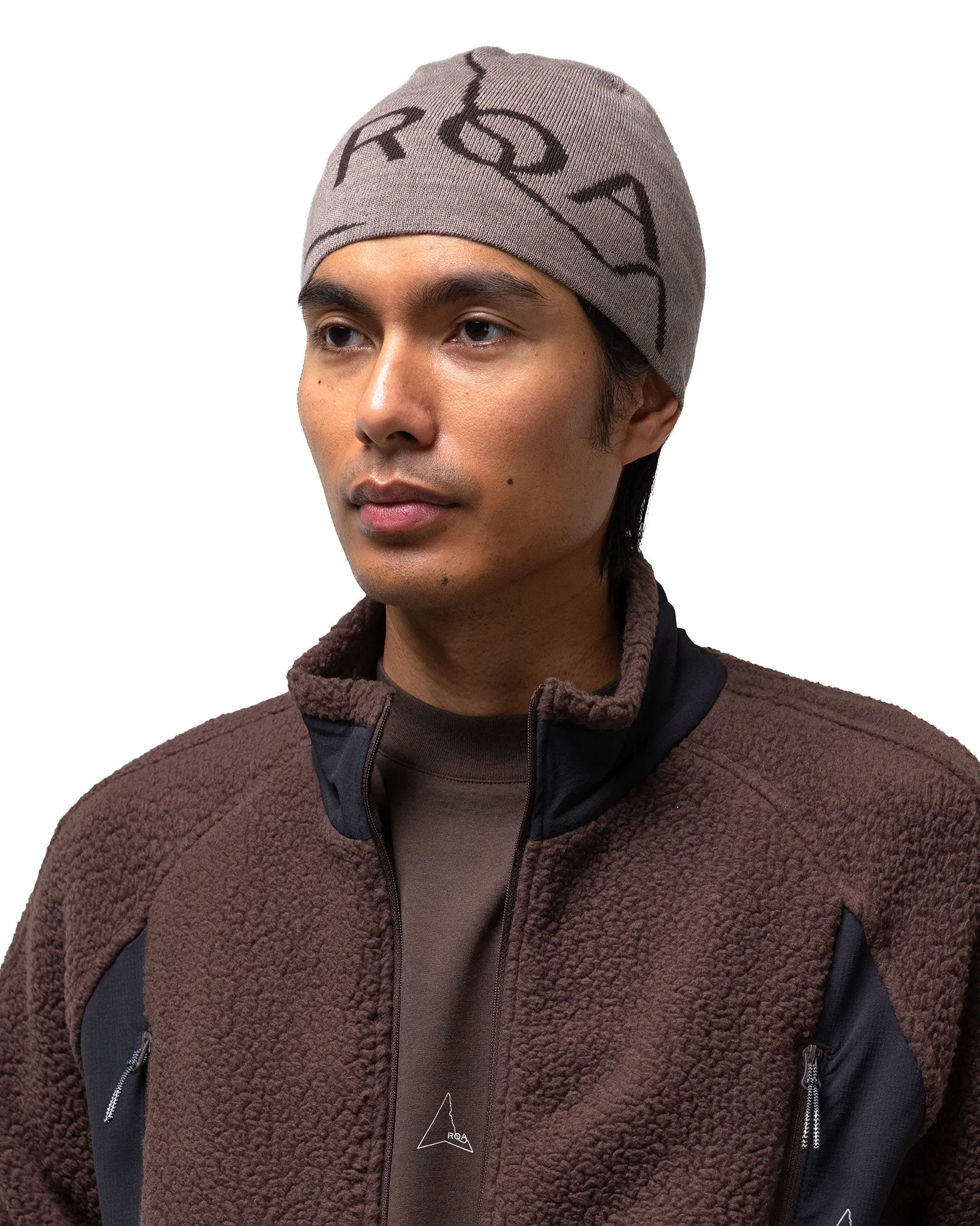 Beanie Logo Taupe