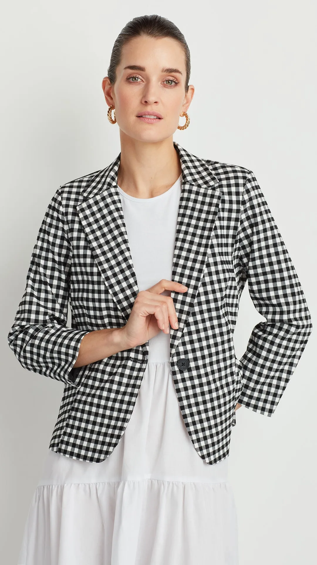 BLAZER WITH 3/4 SLEEVES