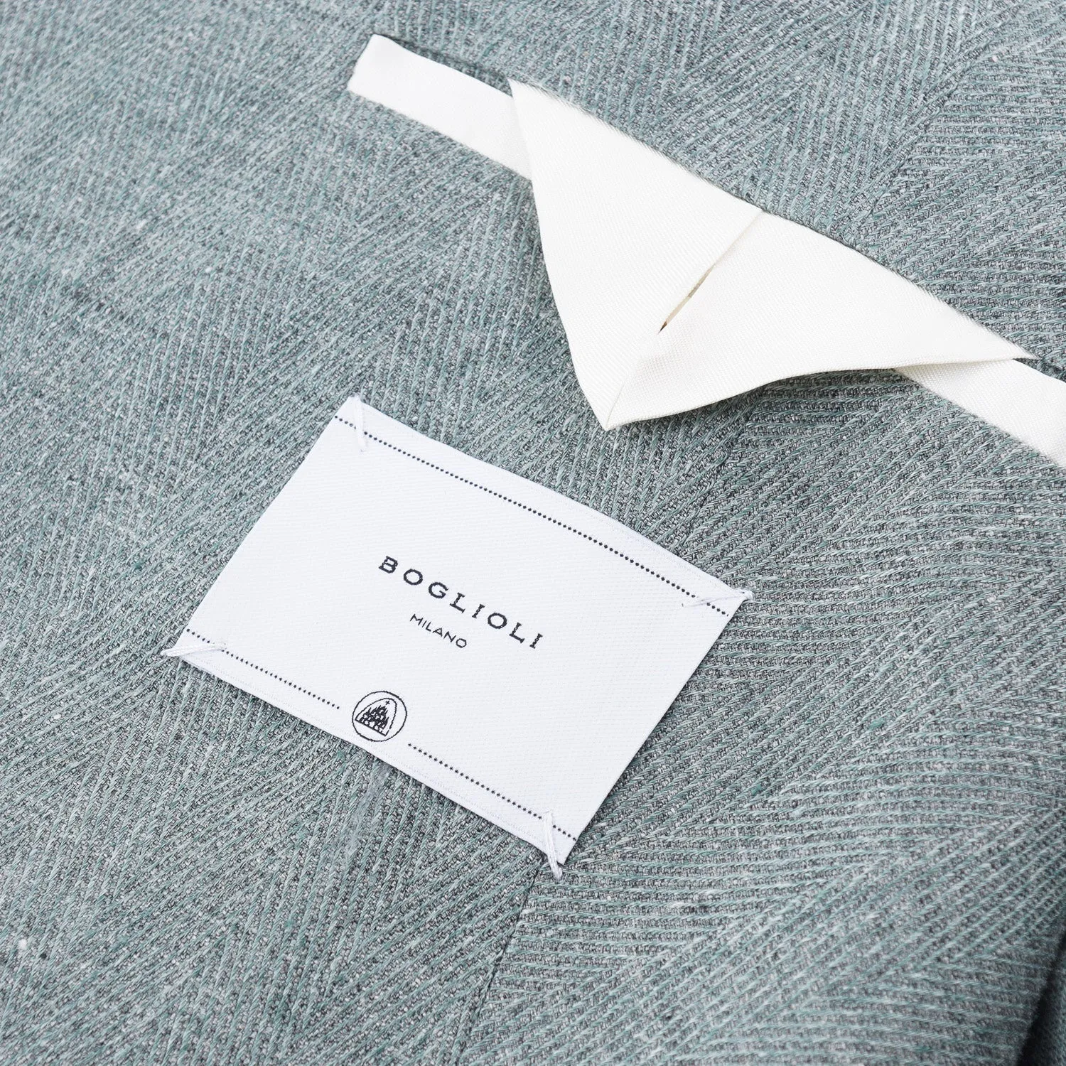 Boglioli Herringbone Linen Sport Coat