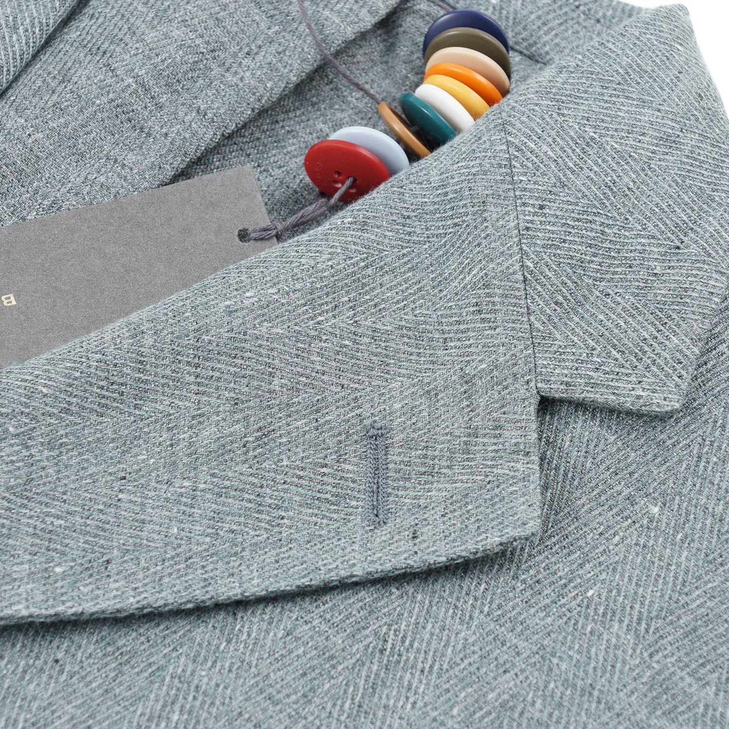 Boglioli Herringbone Linen Sport Coat