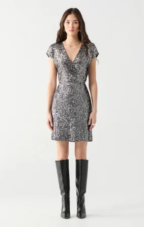 Cap Sleeve Sequin Dress (Dex)