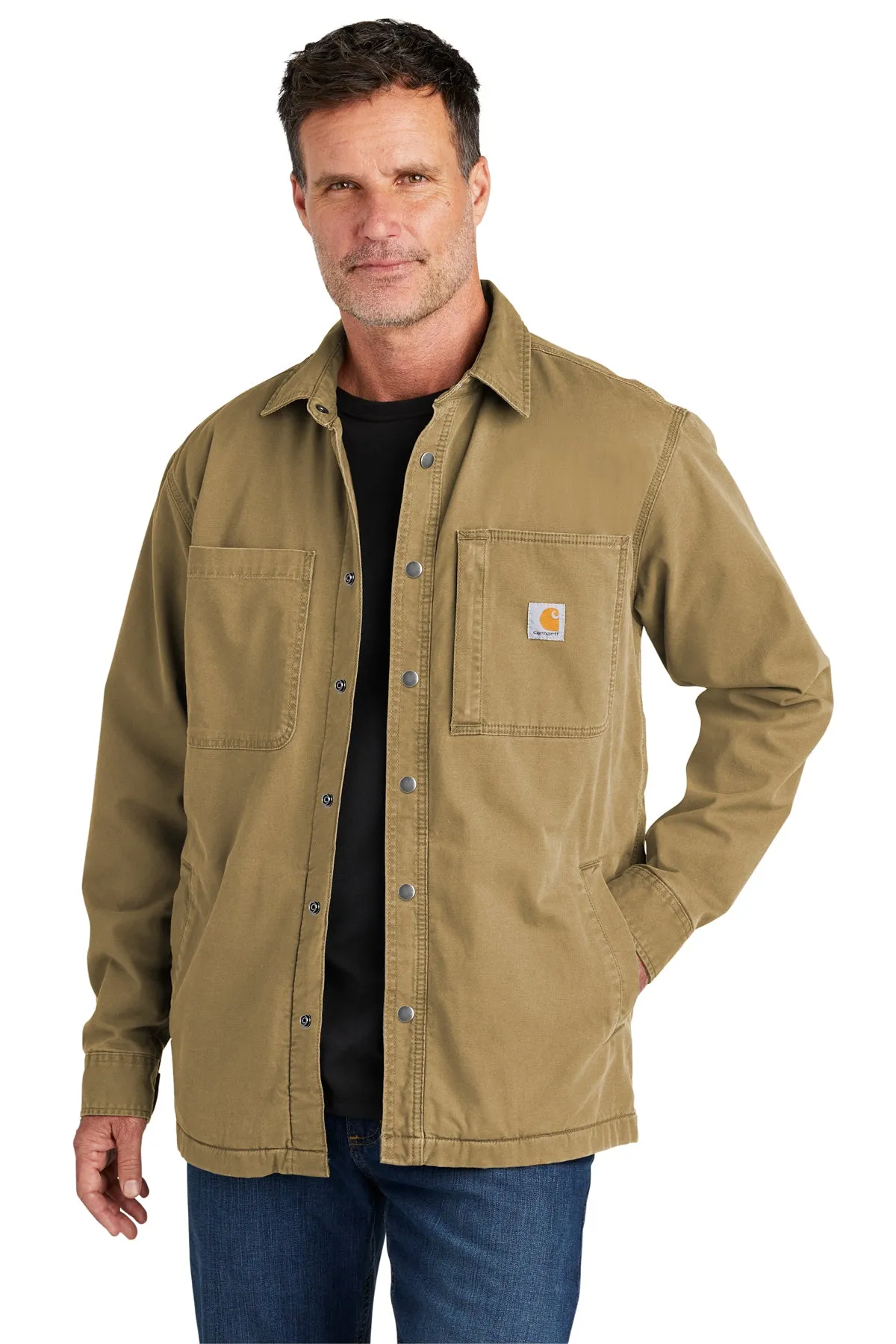 Carhartt Rugged Flex Fleece-Lined Shirt Jac Customized