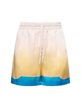 Casablanca   Silk shorts w/ drawstring 