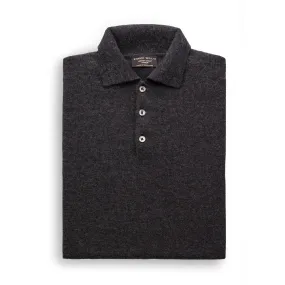 Charcoal Cashmere Polo