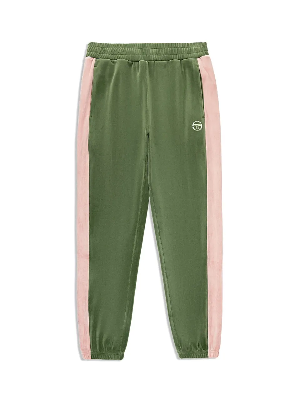 Cielo Velour Track Pant- Bronze Green