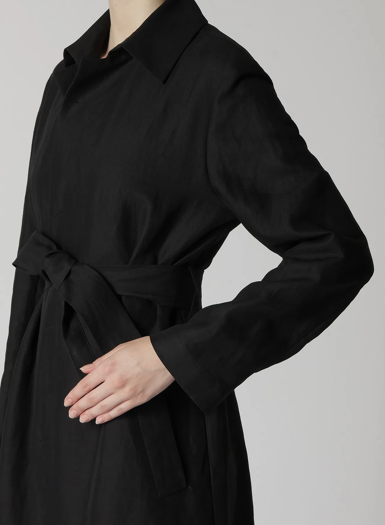 C/Li GABARDINE R-DOUBLE PLACKET COAT