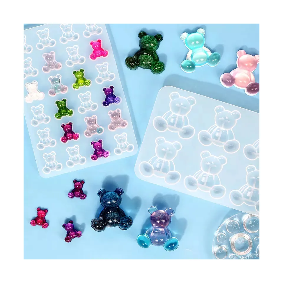 Cute 3D Teddy Bear Molds