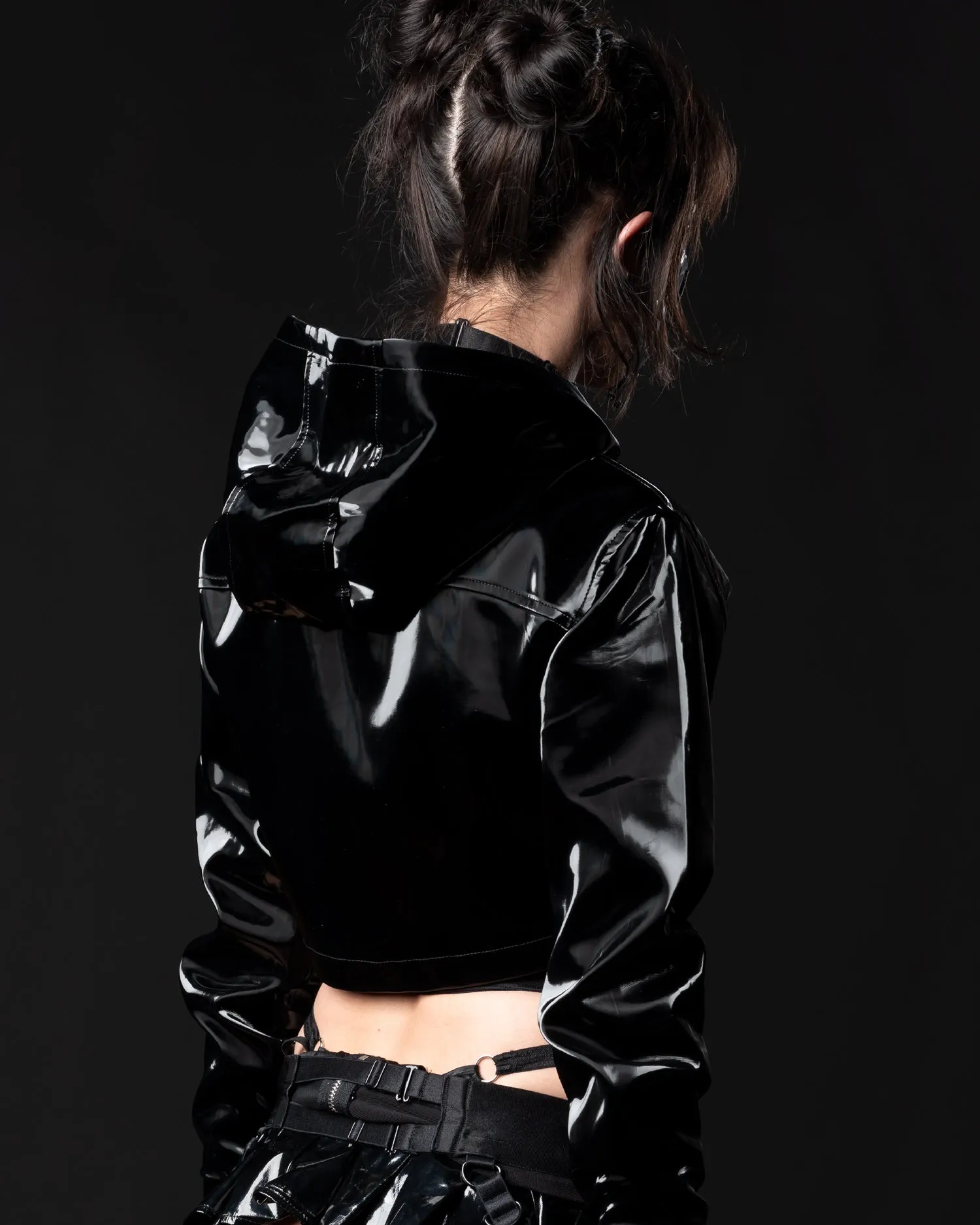 CVRSD Gloss crop zip up