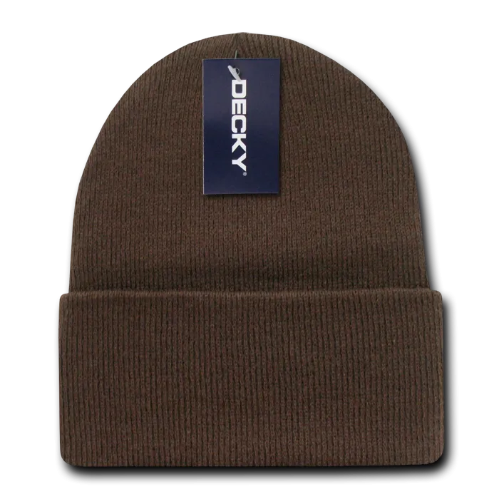 Decky 613 - Acrylic Long Beanie, Knit Cap - CASE Pricing