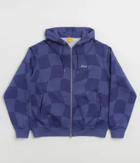 Dime Classic Checkmate Zip Hoodie - Navy