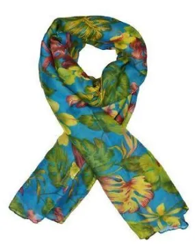 Elegant and Fashionable Floral Print Scarf