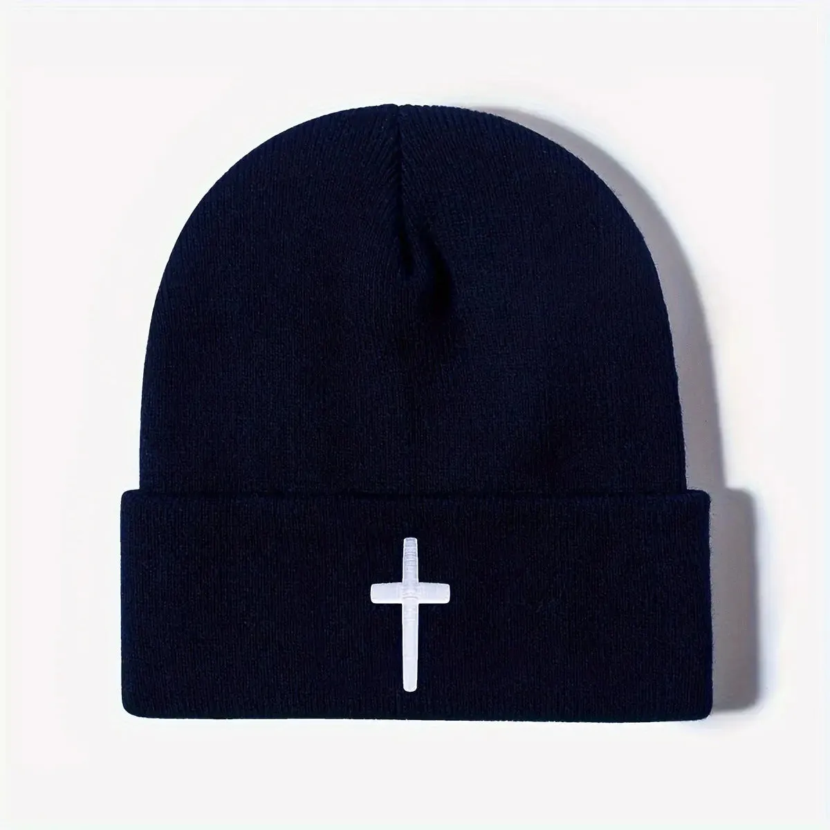 Embroidered Knit Cap