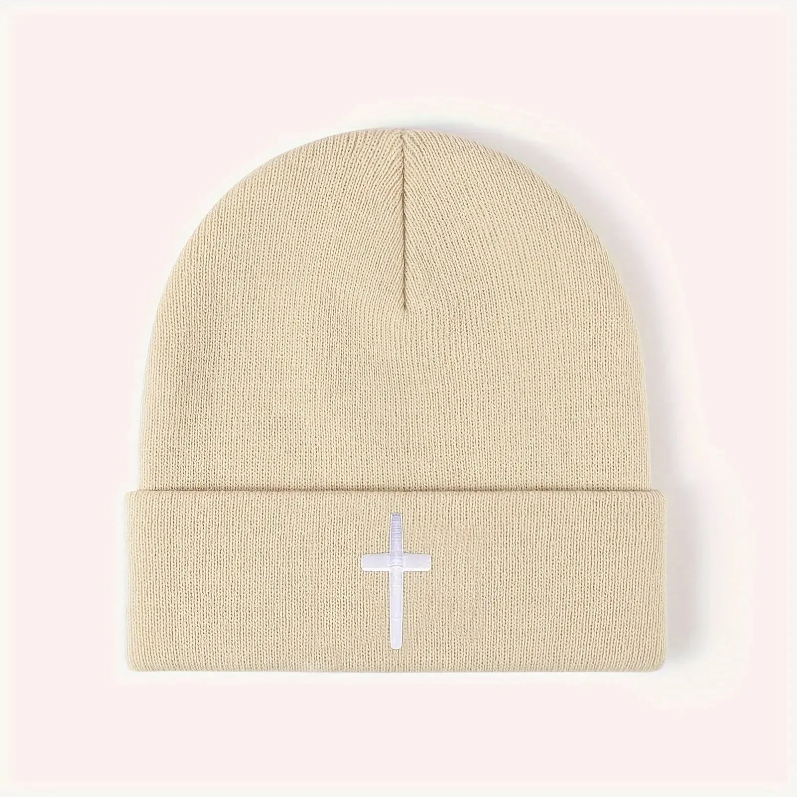 Embroidered Knit Cap