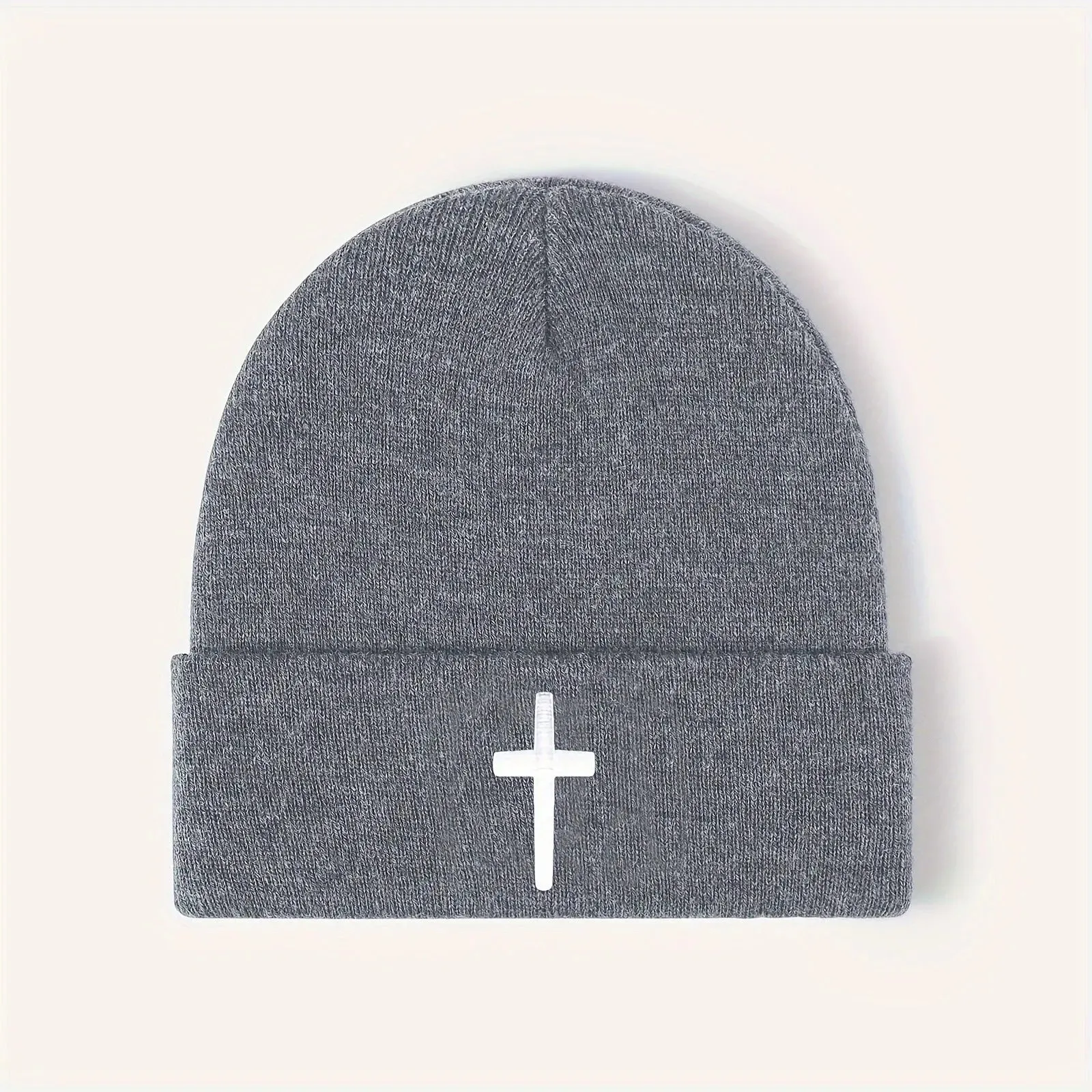 Embroidered Knit Cap