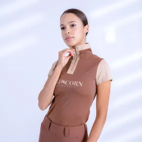 Equestrian Short Sleeve Shirt "French Caramel"