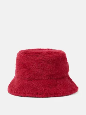 Figura wool and silk teddy bucket hat