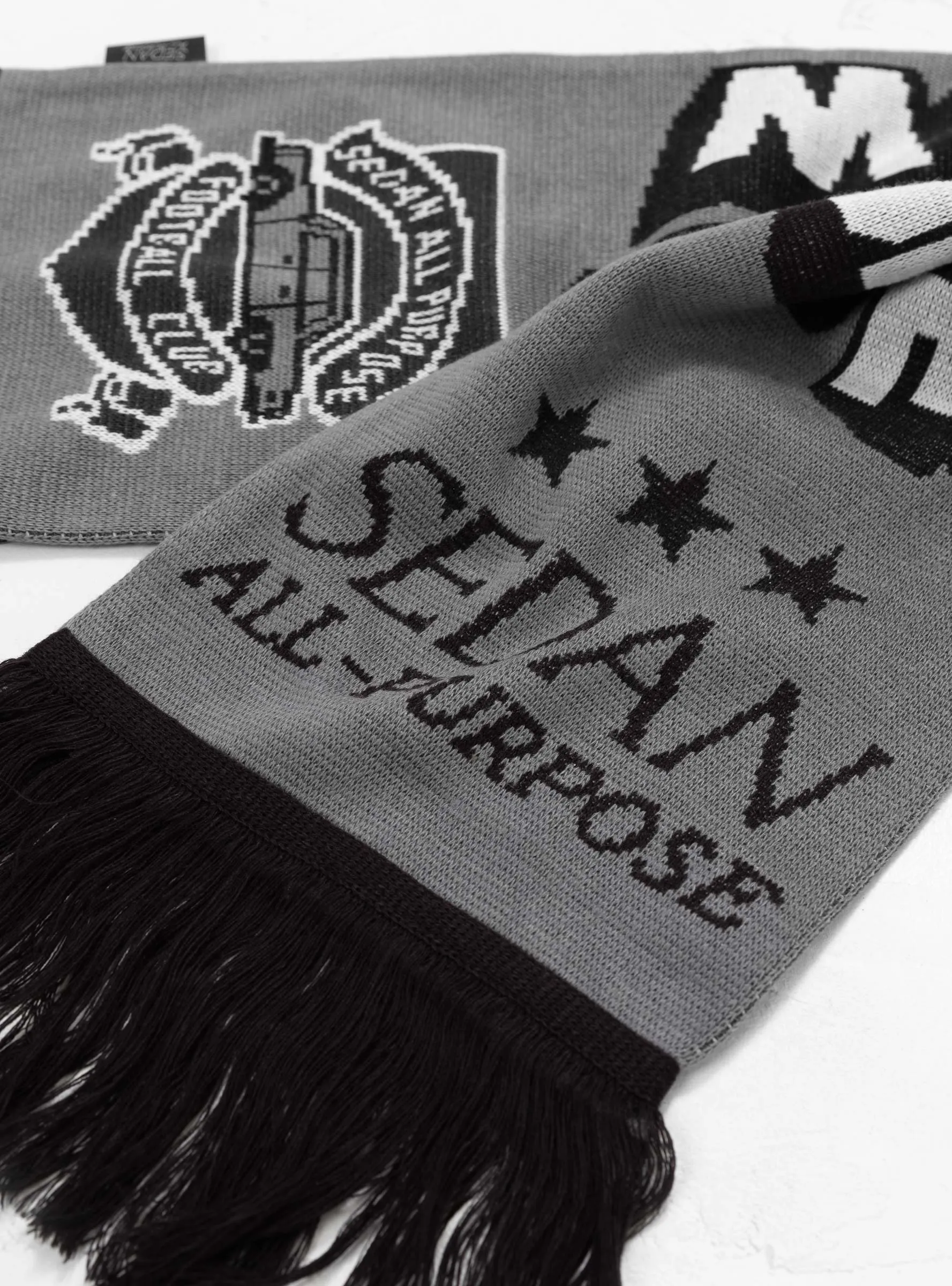 Football Scarf Grey