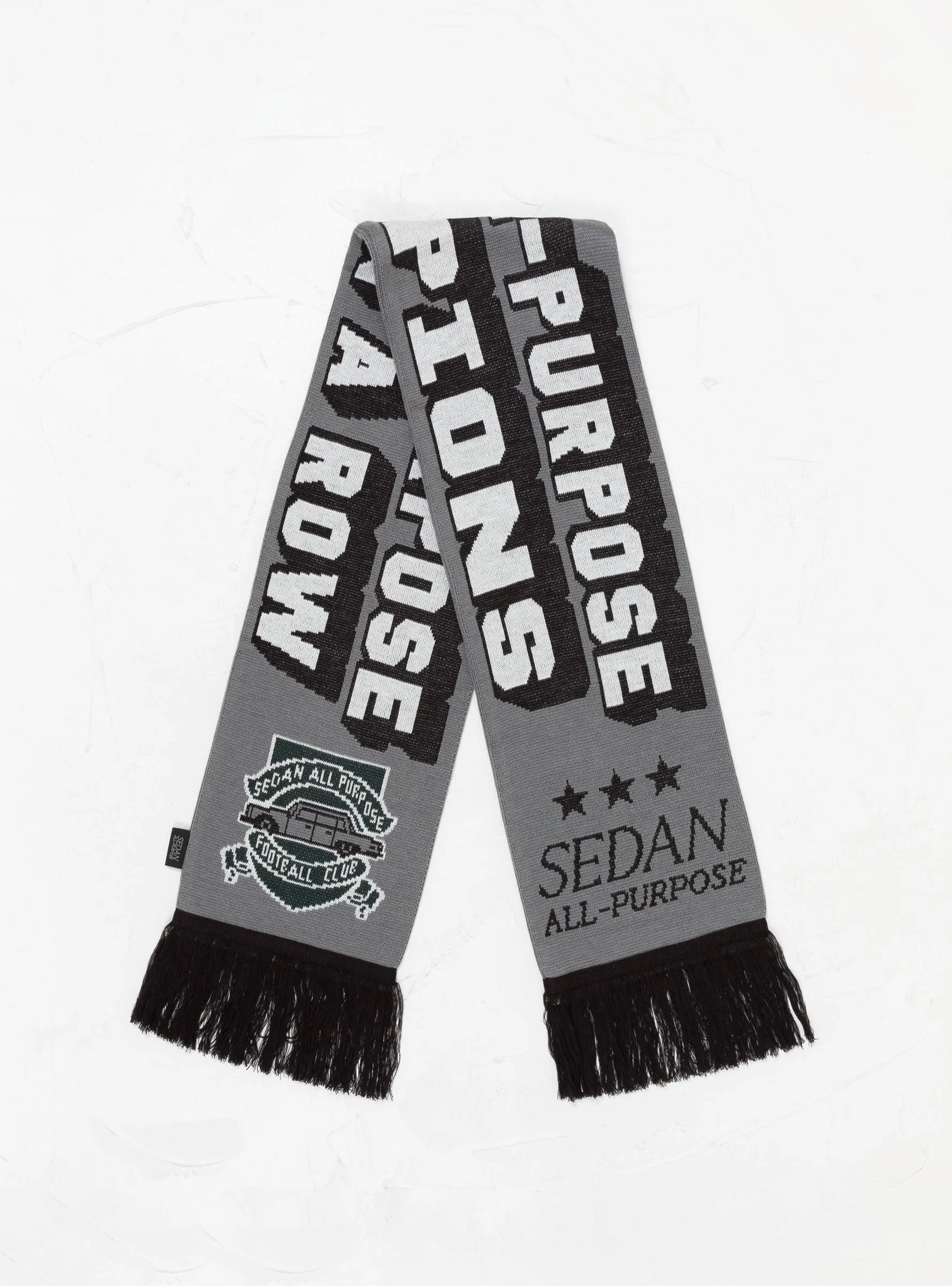 Football Scarf Grey