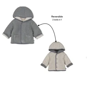 FOREVER BESTIE - Reversible Bouclé Teddy Jacket