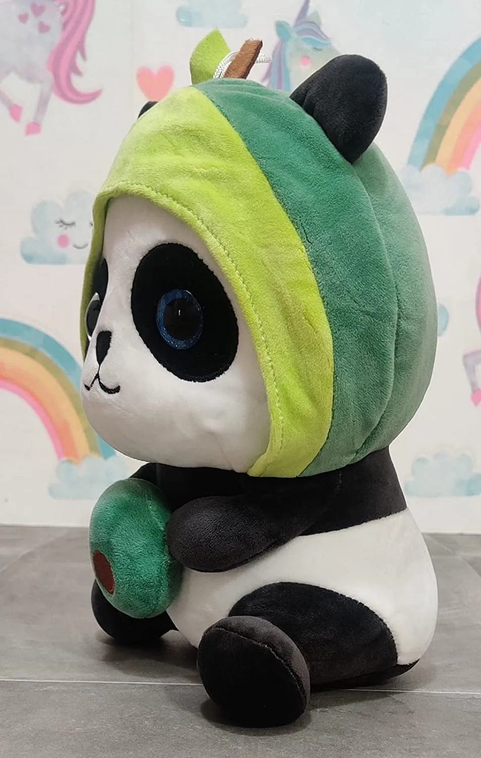 Fun4you Avocado Panda Soft Toy 30 cm - Cute Stuffed Animal for Kids - Adorable Plush Toy for Boys & Girls - Ideal Gift for Birthdays"