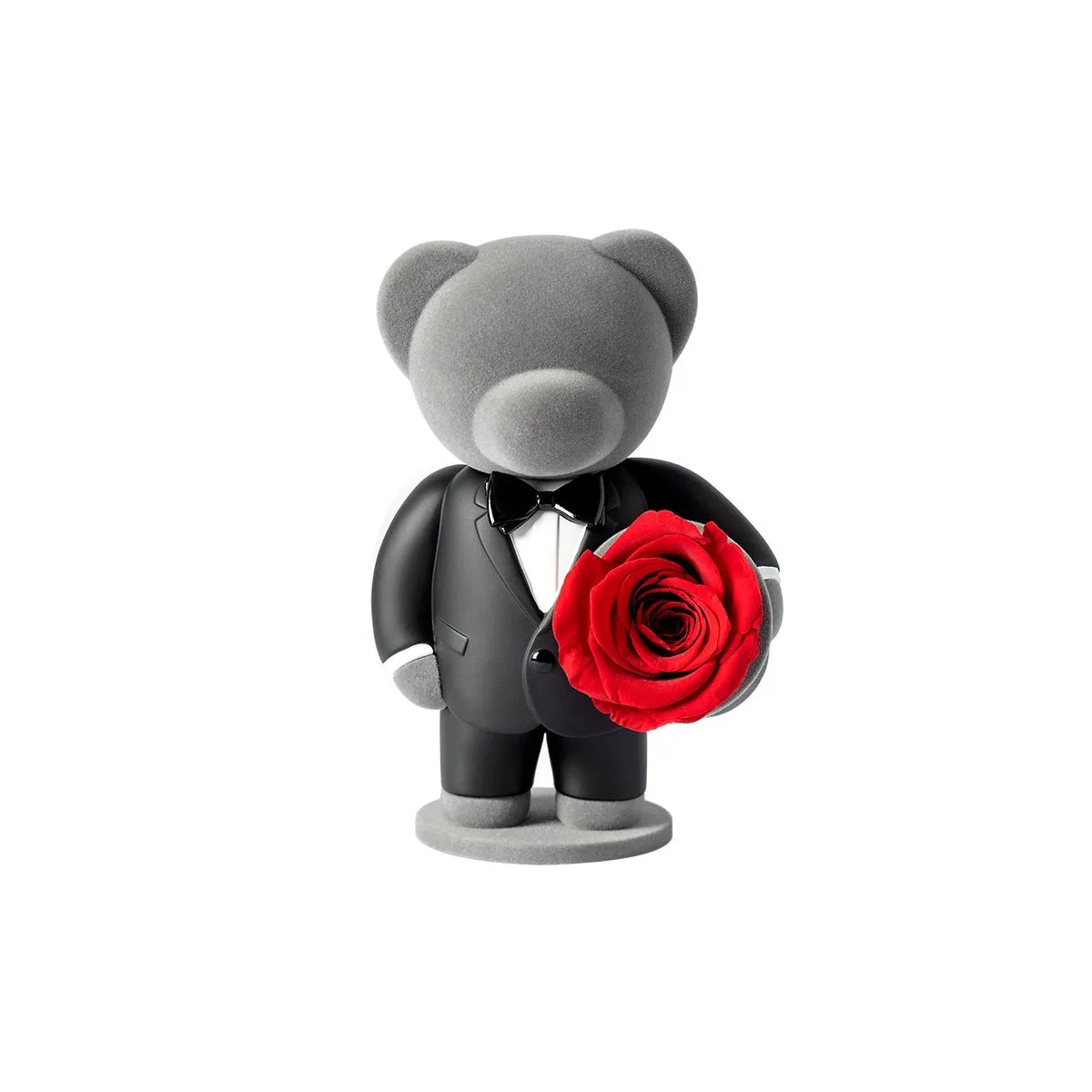 Gentleman's Promise Teddy Bear with Rose