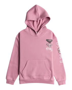 Girls Surf Feeling Hoodie in Mauve Orchid