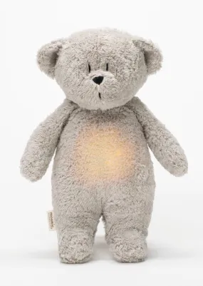 Grey Organic Humming Bear with Night Light